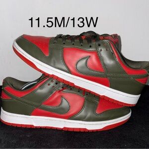 Nike Dunk Low “Cargo Khaki Mystic Red”